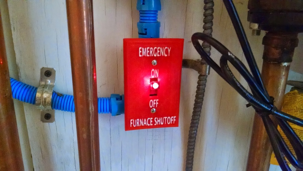 Free 3D file Wall Switch Cover - Furnace Shutoff Switch・3D printer ...